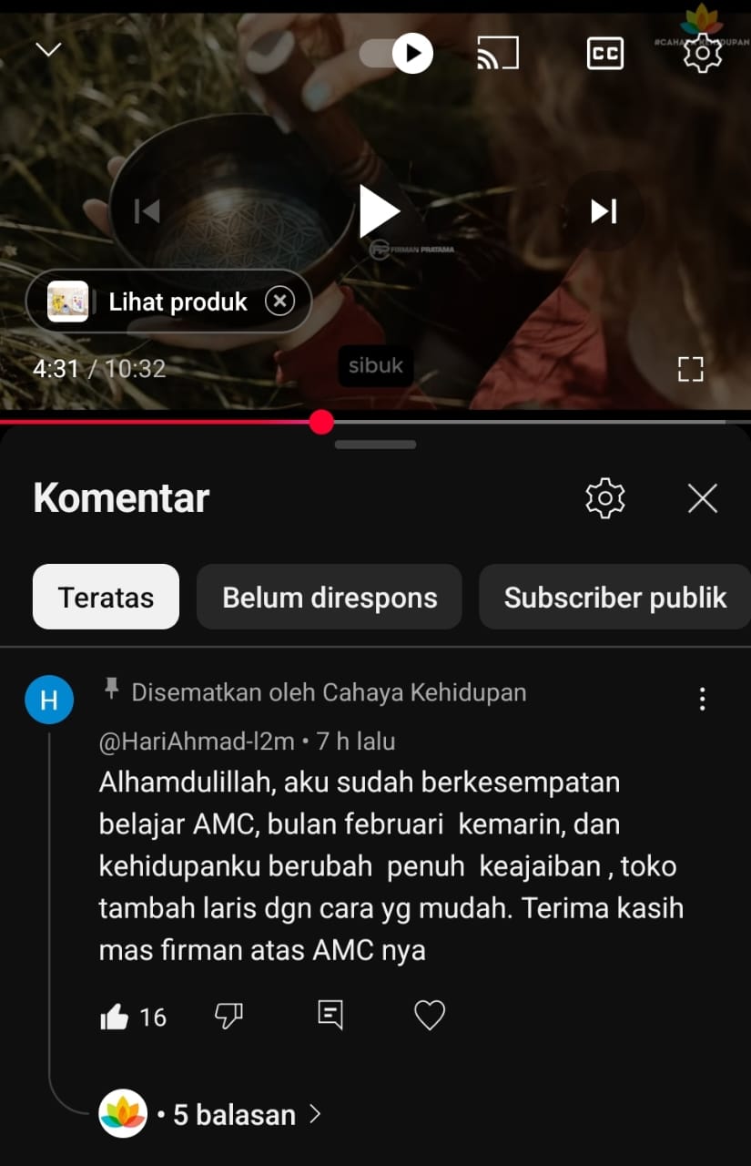 bukti hasil belajar amc