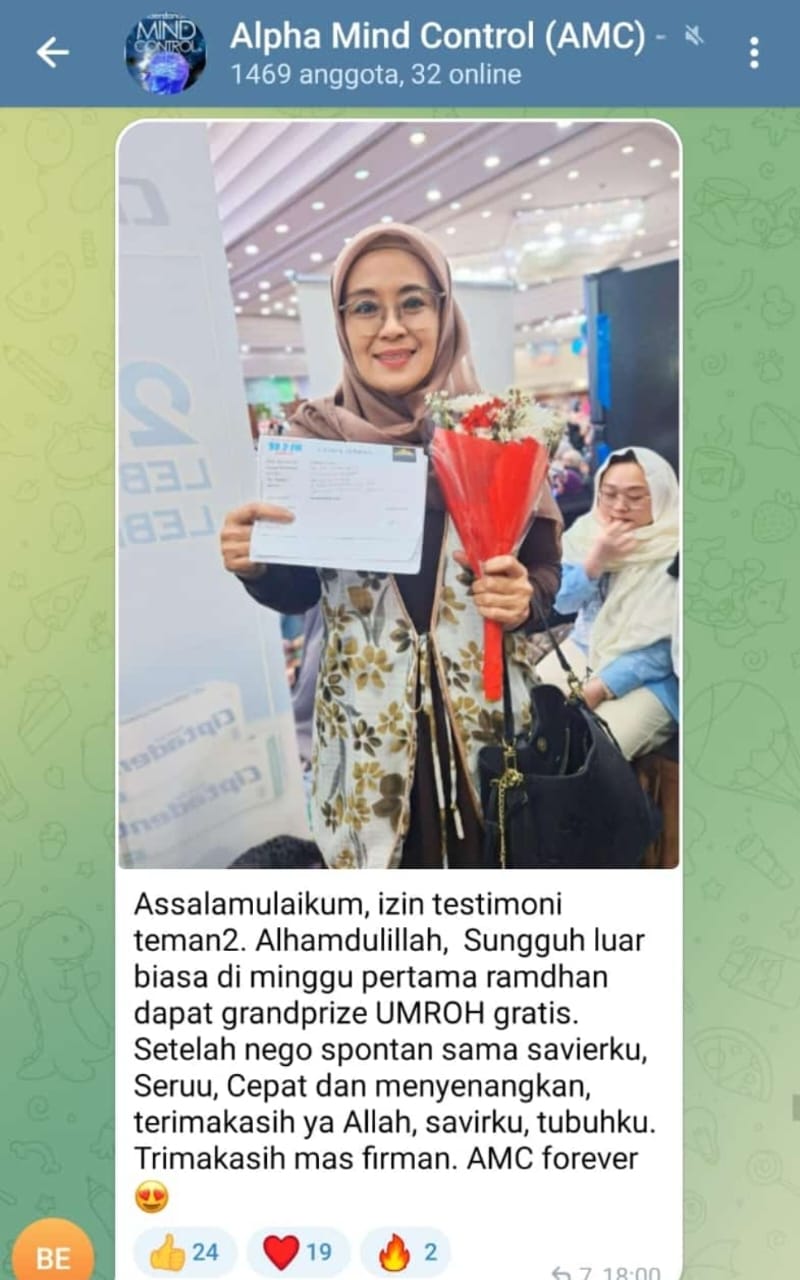 kekuatan pikiran mendapat umroh