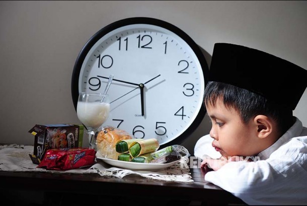 cara anak mau puasa