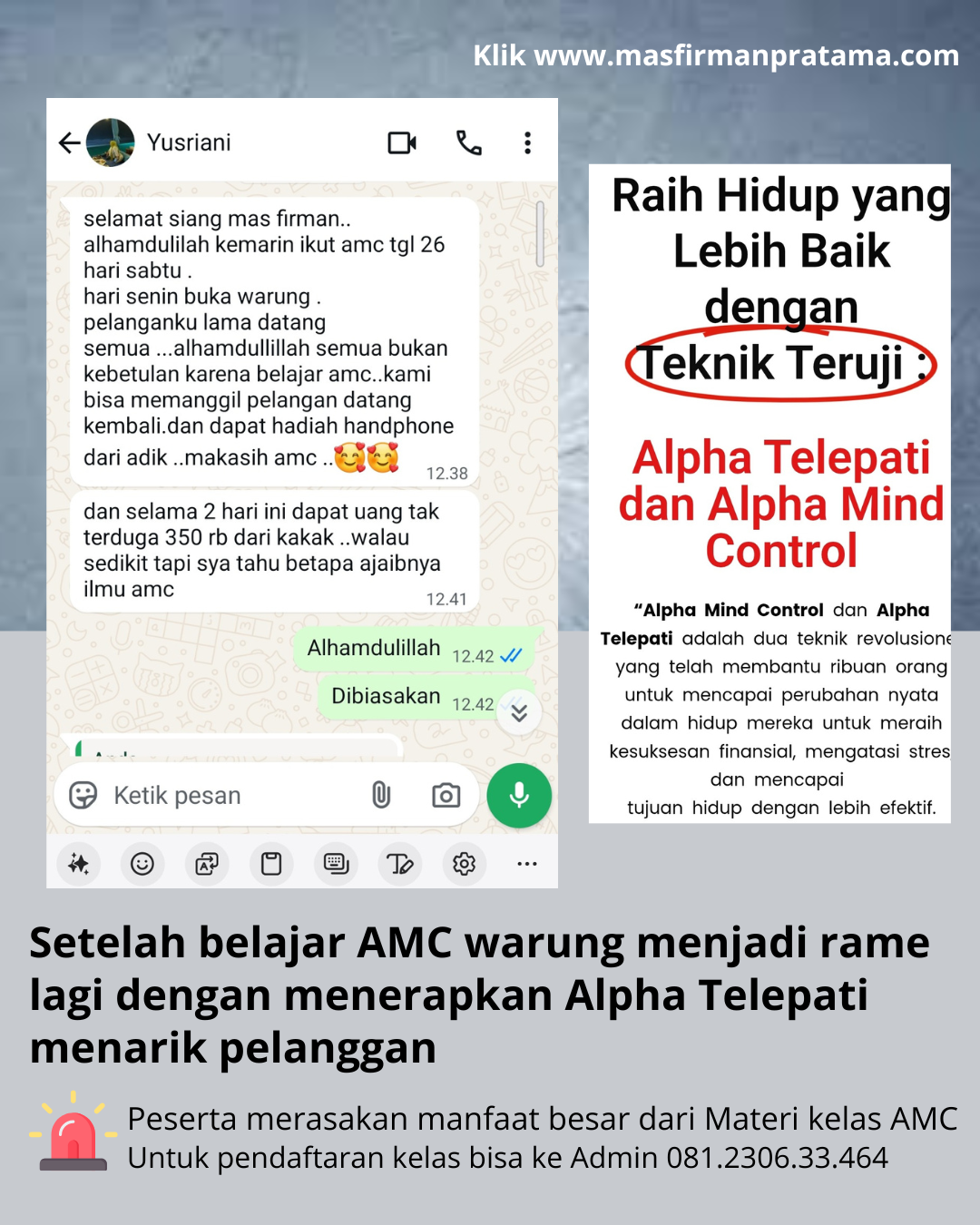 bukti peserta kelas amc